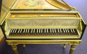 Clavier d'un clavecin de M. Mark Nobel, d'après Bellot. Cliché de M. Nobel