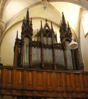 Le bel orgue Cavaillé-Coll à l'église de Héricourt (Franche-Comté). Cliché personnel (juillet 2008)