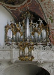 L'orgue gauche de Marie (Marienorgel). Manufacture Mathis. Cliché personnel