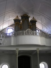 Une vue en direction de l'orgue Metzler. Cliché personnel