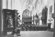 Intérieur de la Sophie-Kirche de Dresde en 1945, avant sa destruction. Crédit: //de.wikipedia.org/