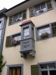 Maison de Stein am Rhein (oriel). Cliché personnel