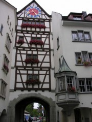 Une porte de la ville de Stein am Rhein. Cliché personnel
