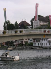 Vue partielle du pont sur le Rhin. Cliché personnel