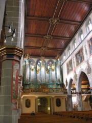 Vue de la nef en direction des orgues. Cliché personnel