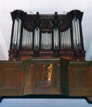 Orgue Callinet d'Issenheim (1835) sur lequel a enregistré T. Mechler. Crédit: //perso.wanadoo.fr/eisenberg/