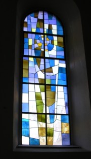 Autre vitrail à l'église catholique d'Aesch (dans le choeur). Cliché personnel