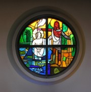 Un dernier vitrail de cette église d'Aesch. Cliché personnel