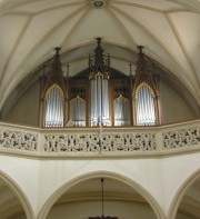 Laufen, église Herz-Jesu. L'orgue. Cliché personnel