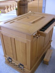 Vue de l'orgue de choeur Späth. Cliché personnel