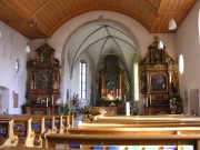 Vue intérieure sur les autels de 1646. Cliché personnel