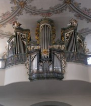 Vue de l'orgue en contre-plongée. Cliché personnel 2008