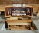 Console de l'orgue R.J. Brunner à l'Episcopal Academy, Newtown Square, PA. Crédit: www.brunnerorgans.com/