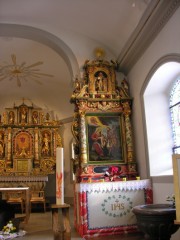 L'autel secondaire droit (Sainte-Famille). Cliché personnel