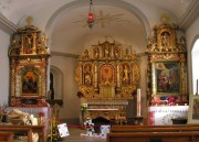 Une dernière vue de l'ensemble exceptionnel des autels baroques. Cliché personnel