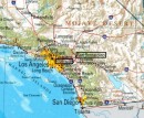 Localisation de San Bernardino et Riverside