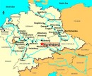 Situation de Nuremberg sur la carte