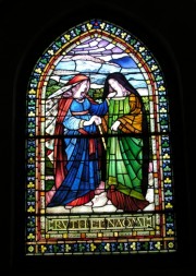Autre vitrail de Clément Heaton, dans la chapelle Sud. Cliché personnel