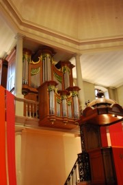 Une dernière vue de l'orgue P. Quoirin du Temple de La Fusterie. Cliché personnel (mai 2009)