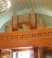 Belle vue sur l'orgue depuis la nef. Cliché personnel