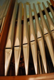 Tuyaux de l'orgue. Cliché personnel