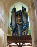Vue de l'orgue Daniel Birouste de Saulieu (2003). Cliché personnel (juin 2009)