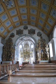 Vue intérieure de la nef de cette église. Cliché personnel