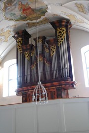 Vue de l'orgue Carlen (1776). Cliché personnel