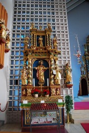 Vue de l'autel à gauche du choeur. Cliché personnel