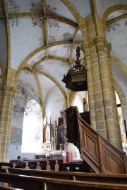 Une dernière vue intérieure de la Burgkirche de Rarogne. Cliché personnel