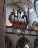 Orgue J.-A. Silbermann (1781), restauré/reconstruit par A. Kern. Eglise des Jésuites, Molsheim. Cliché personnel (août 2009)