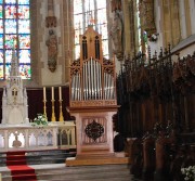 Vue de l'orgue de choeur. Cliché personnel