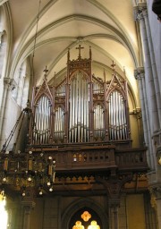 Une dernière vue du superbe orgue Kuhn de N.-Dame à Vevey. Cliché personnel