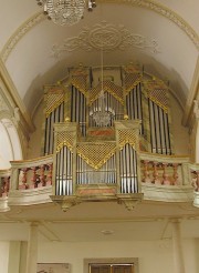 Vue de l'orgue des Breuleux. Cliché personnel