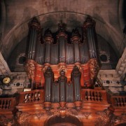 Grand Orgue de Notre-Dame-des-Victoires, oeuvre du facteur Kern. Crédit: www.uquebec.ca/