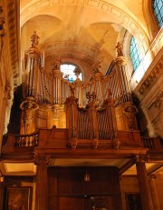 Une belle vue du grand orgue restauré. Cliché personnel