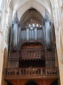Vue de l'orgue Cavaillé-Coll de Ste-Clotilde. Cliché personnel (nov. 2009)
