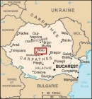 Carte de Roumanie montrant la situation de Sibiu. Crédit: //de.wikipedia.org/