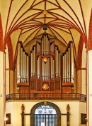 Vue du grand orgue Eule de la cathédrale de Varsovie. Crédit: //orguesfrance.com/VarsovieStJeanBaptiste.html