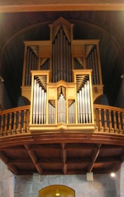 L'orgue du Temple de Môtiers. Cliché personnel