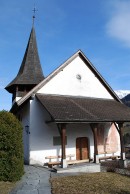 Vue de l'église d'Erlenbach. Cliché personnel (mars 2010)