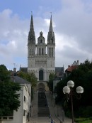 Vue de la cathédrale d'Angers. Crédit: //fr.wikipedia.org/