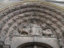Porche en Ouest de la cathédrale d'Angers. Crédit: //fr.wikipedia.org/