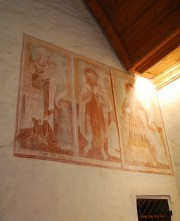 Les peintures murales de St. Stephan (15ème s. probable). Cliché personnel