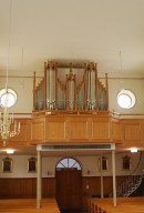 Vue de l'orgue Ayer de l'église de Ramiswil (1993). Cliché personnel (mai 2010)