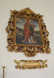 Peinture de 1618 représentant St-Nicolas. Cliché personnel