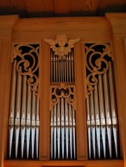 La Montre de l'orgue (vue partielle). Cliché personnel