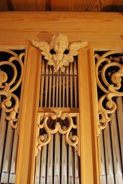 Détail de la Montre de l'orgue. Cliché personnel