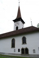 Vue de l'église de Münsingen. Cliché personnel