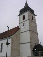 Eglise de Montfaucon (Jura). Cliché personnel